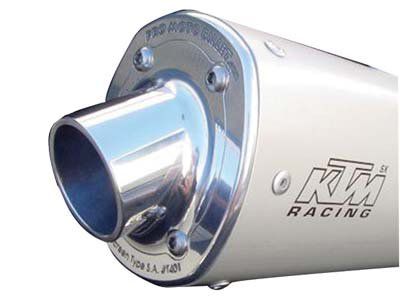 PRO MOTO BILLET SPARK ARRESTOR END CAP - SPIGOT SILVER