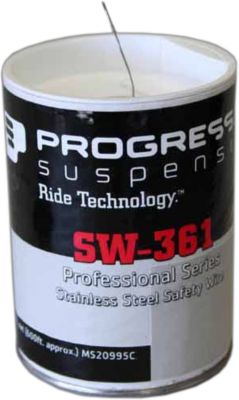 PROGRESSIVE SAFETY WIRE - .032 1LB CAN -  Motorcycle Hardware 