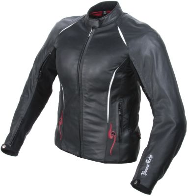 POWER TRIP WOMEN'S HARLOW LEATHER JACKET - Discount & Sale Motorcycle Riding Gear Clearance