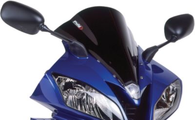 PUIG RACING WINDSCREEN - BLACK - 