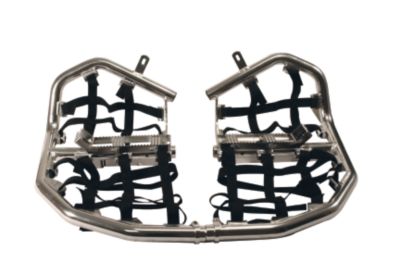 ROCK T-9 PRO NERF BARS - SILVER - ATV Nerf Bars 