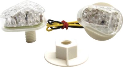 RUMBLE CONCEPT GHOST FLUSH MOUNT LED TURN SIGNALS - CLEAR - 
