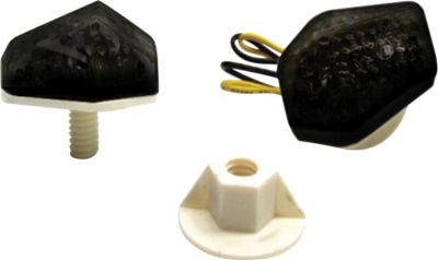 RUMBLE CONCEPT GHOST FLUSH MOUNT LED TURN SIGNALS - SMOKE - 