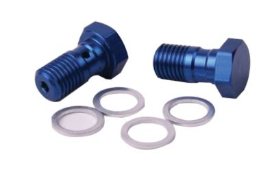 RIDE ENGINEERING BANJO BOLTS - BLUE - 