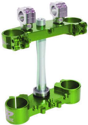 RIDE ENGINEERING BILLET CLAMP SET - 22MM OFFSET - GREEN - 