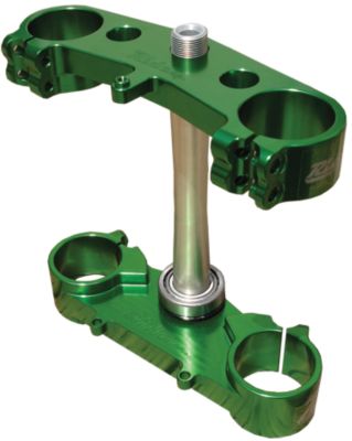 RIDE ENGINEERING BILLET CLAMP SET - 20MM OFFSET - GREEN