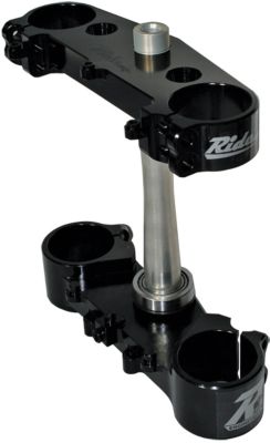 RIDE ENGINEERING BILLET CLAMP SET 22MM - BLACK - 