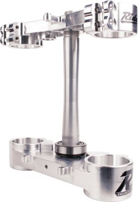 RIDE ENGINEERING BILLET CLAMP SET - 22MM OFFSET - SILVER - 