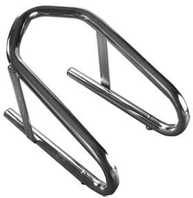 REMOVABLE WHEEL CHOCK CHROME - 