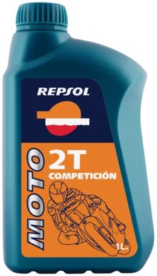 REPSOL MOTO 2T COMPETICION FULL SYNTHETIC 2-STROKE OIL - 1 LITER - ATV Premix