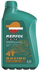 REPSOL MOTO 4T RACING SYNTHETIC BLEND 5W40 OIL - 4 LITER - 