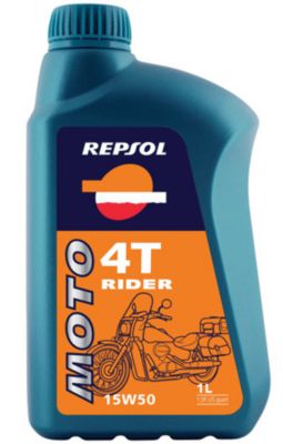 REPSOL MOTO 4T RIDER 15W50 OIL - 4 LITER - 