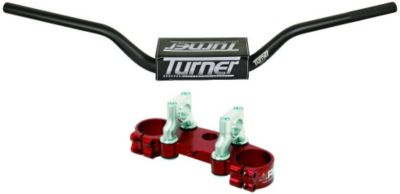RG3 TOP CLAMP WITH TURNER OVERSIZED HANDLEBAR COMBO -  Dirt Bike Bar And Clamp Combos 