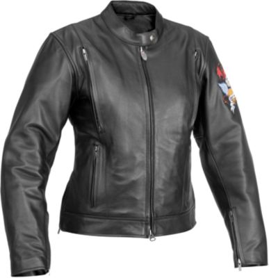 RIVER ROAD WOMEN'S ANGEL/DEVIL GRAPHIX JACKET -  Cruiser Riding Jackets 