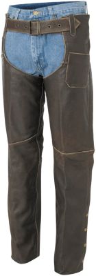 RIVER ROAD DRIFTER DISTRESSED CHAPS -  Cruiser Pants And Chaps 