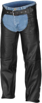 RIVER ROAD PLAIN LEATHER CHAP -  Cruiser Pants And Chaps 