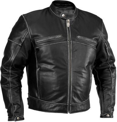 RIVER ROAD RAMBLER LEATHER JACKET -  Cruiser Riding Jackets 