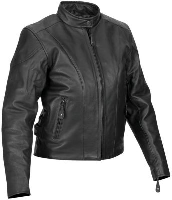 RIVER ROAD WOMEN'S RACE LEATHER JACKET -  Cruiser Riding Jackets 