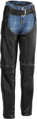 RIVER ROAD WOMEN'S RAMBLER LEATHER CHAP -  Cruiser Pants And Chaps 