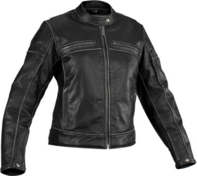 RIVER ROAD WOMEN'S RAMBLER LEATHER JACKET -  Cruiser Riding Jackets 