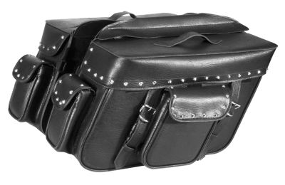 RIVER ROAD QUANTUM SERIES ZIP OFF & QUICK RELEASE EXTRA LARGE SLANT SADDLEBAGS