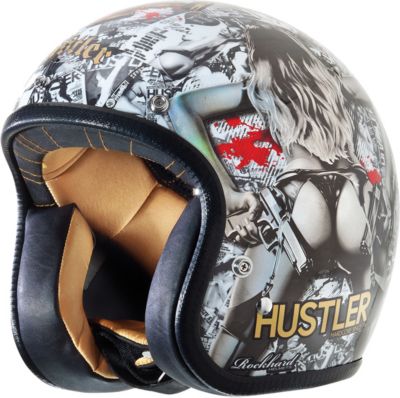 ROCKHARD AMERICAN CLASSIC HELMET - HUSTLER VOLUME 2 -  Cruiser Open Face 