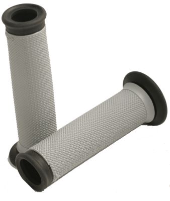  Renthal Road Race Dual Compound Grip - Grey/Black