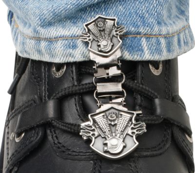 RYDER CLIPS PANT/BOOT CLIP - ENGINE & SHIELD -  Cruiser Footwear 