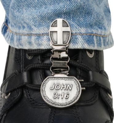 RYDER CLIPS PANT/BOOT CLIP - JOHN 3:16 -  Cruiser Footwear 