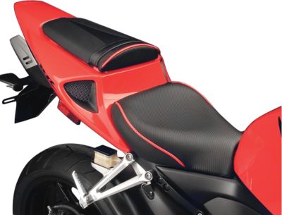SARGENT WORLD SPORT PERFORMANCE SEAT WITH RED WELT AND REAR SEAT COVER