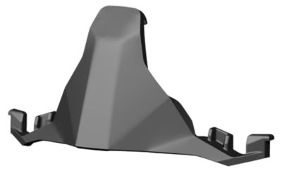 SCOTT HUSTLE BEAK - BLACK - Dirt Bike Goggle Accessories