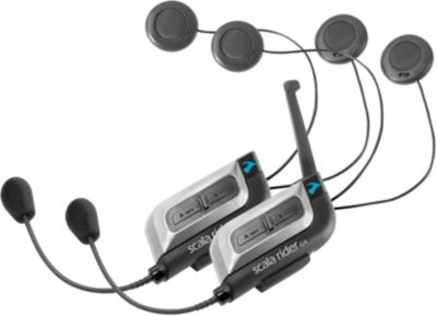 SCALA RIDER G4 2 PAIR POWERSET -  Motorcycle Intercoms & Communication Systems 