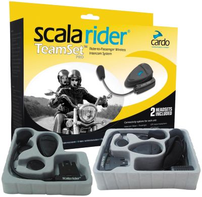 SCALA RIDER TEAMSET PRO 2 PAIR HEADSET -  Motorcycle Accessories 