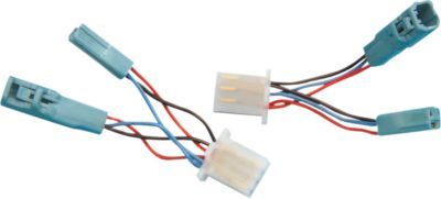 SHOW CHROME 3 PIN CONNECTOR ADAPTER PIGTAIL - Cruiser Mounts And Connectors