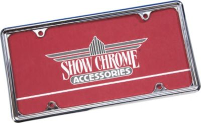 SHOW CHROME AUTOMOTIVE LICENSE PLATE TRIM - 6 x 12 - 