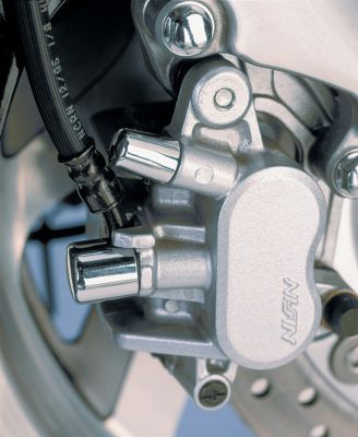 SHOW CHROME BILLET BANJO BOLT COVER -  Cruiser Brakes 