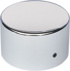 SHOW CHROME BILLET FORK STEM COVER - Cruiser Fork Accessories