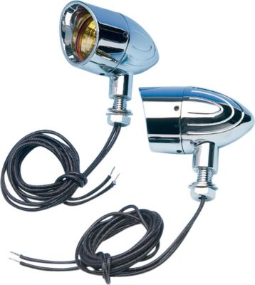 SHOW CHROME BULLET MARKER LIGHT -  Cruiser Lights & Lighting 