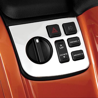 SHOW CHROME CONTROL PANEL ACCENT -  Cruiser Dash And Gauges 