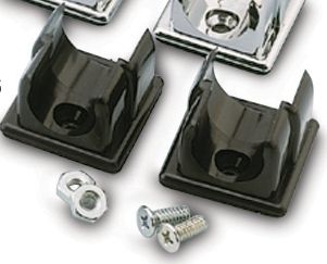 SHOW CHROME CORD CLIP - BLACK - Show Chrome Parts & Gear