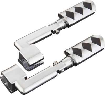 SHOW CHROME DIAMOND CASE GUARD PEGS - Cruiser Foot Controls