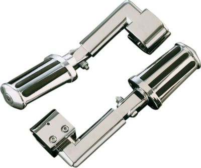 SHOW CHROME ELLIPTICAL CASE GUARD PEGS - Cruiser Foot Controls