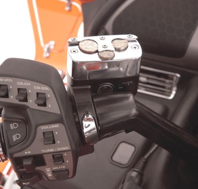 SHOW CHROME MASTER CYLINDER COIN HOLDER - Show Chrome Parts & Gear
