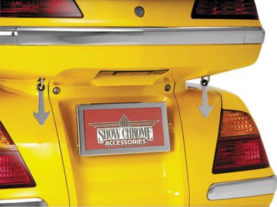 SHOW CHROME CRUISE WING HELMET LOCK EXTENSIONS -  Cruiser Security 