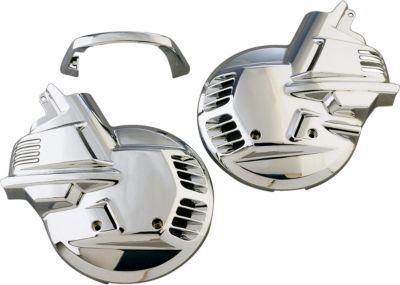 SHOW CHROME TOUR FRONT DISC COVERS -  Cruiser Brakes 