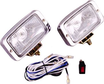 SHOW CHROME HALOGEN DRIVING LIGHT KIT -  Cruiser Lights & Lighting 