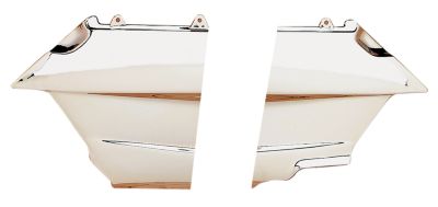 SHOW CHROME LOWER ENGINE SIDE COVERS -  Cruiser Engine Parts 
