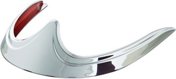 SHOW CHROME FRONT FENDER TIP - Cruiser Fender Accessories