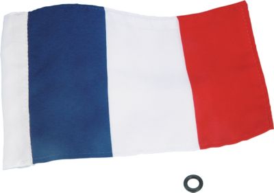 SHOW CHROME 5 1/2 X 8 FRENCH FLAG - Show Chrome Parts & Gear