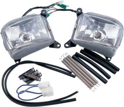 SHOW CHROME FOG LIGHT KIT - Cruiser Motorcycle Light Bars